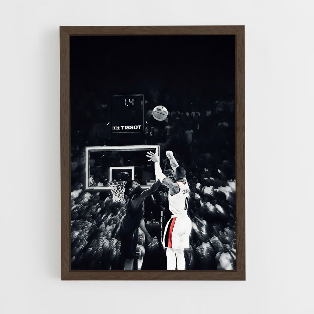 Poster Damian lillard précis – affiche Basketball (vue 5)